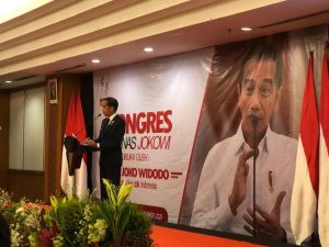 Rambun Tjajo Resmi Terpilih jadi Ketua umum Seknas Jokowi