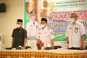 Zairullah Buka Sosialisasi Kebijakan Penanaman Modal