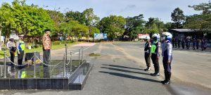 Jelang Nataru, Polres Tanah Bumbu Gelar Apel Kesiapan Pasukan