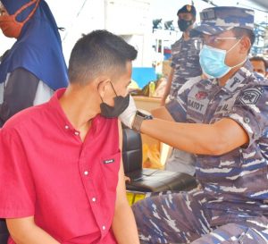 RSA Nusa Waluya II Bersama Seskoal Laksanakan Vaksinasi