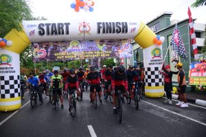 Tingkatkan Sinergitas, Korem 101/Antasari dan BRI Kalsel Gowes Bersama
