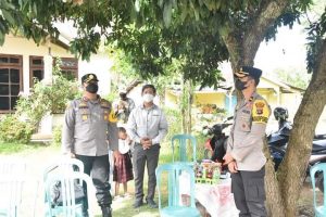 Beri Rasa Aman Umat Nasrani Beribadah, Kapolres Tala Lakukan Patroli
