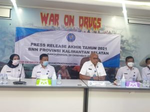 Press Release BNN Kalsel 2021, Penyalahgunaan Narkotika Meningkat