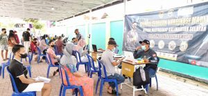 Warga Teluk Kelayan Jadi Sasaran Serbuan Vaksinasi Covid-19 Lanal Banjarmasin