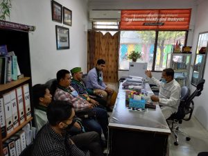 HMI Kota Banjarmasin Laporkan Edy Mulyadi ke Polda Kalsel Dan Sambangi Fraksi PKS