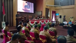 Sekda Tanbu Sampaikan Jawaban 2 Raperda Inisiatif Tahun 2022