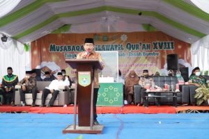 Camat Batulicin, Buka MTQ Nasional Ke -18 Tingkat Kecamatan
