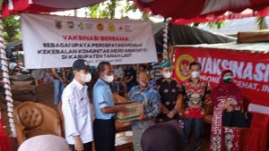 BIN Kolaborasi PMI Gelar Vaksinasi Covid-19 Berhadiah