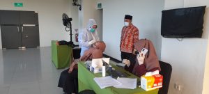 Peserta Bimtek WUB IKM di Rapid Antigen, Sebelum Ikuti Pelatihan