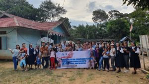 Gereja Katolik RSA Nanga Bulik Gelar Bhakti Sosial di Desa Sungai Buluh