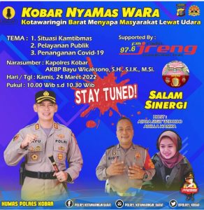 Besok, Kapolres Kobar Lakukan Nyamas Wara