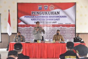 Kapolres Tanah Laut, Kukuhkan Pengurus Pokdar
