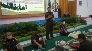 Keluarga Besar Kejati Kalteng Gelar Silahturahmi Sambut Bulan Suci Ramadhan 1443 H