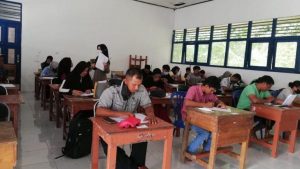 Ratusan Peserta Antusias, Ujian Paket C di Kotabaru