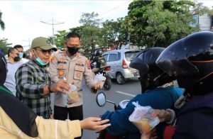 Jaga Kondusifitas, Organisasi Mahasiswa dan Kapolresta Banjarmasin Turun Kejalan