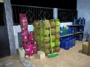 Satpol PP Tanah Laut Sita Gas Elpiji 3kg dan Alkohol (Gaduk)