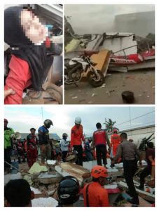 Alfamart di Gambut Ambruk, Belum diletahui Jumlah Korban Jiwa