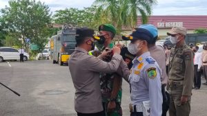 Apel Gelar Pasukan Ops Ketupat Telabang 2022,  Kapolres Pulpis Bacakan Amanat Kapolri