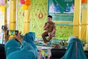 Abah Zairullah Resmikan Pencanangan Bulan Imunisasi Anak