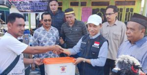 Setelah Dinsos, Kini Giliran BPBD Tanbu Salurkan Bantuan Korban Kebakaran