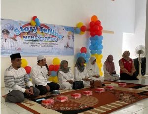 Tingkatkan Minat Baca Anak, Dispersip Tanbu Gelar Mendongeng