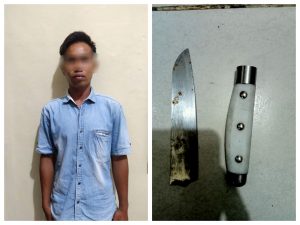 Polsek Kusan Hilir Bekuk Pelaku Penganiayaan Menggunakan Pisau