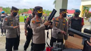 Isu Unras, Polres Pulang Pisau Siagakan Personil dan Sarana