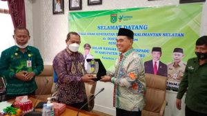 Bupati Tanah Bumbu, Zairullah Azhar Sambut Kunker Dinkes Provinsi Kalsel