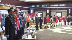 Hari Lahir Pancasila, Kapolda Kalteng Ikuti Upacara Virtual di Kantor Gubernur