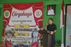 Hadiri Hari Jadi FK-BPD Kecamatan Maliku, Ketua DPRD Harapkan BPD semakin Kompak
