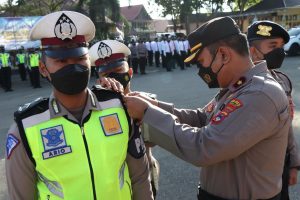 Polres Tanah Laut Gelar Apel Pasukan Operasi Patuh Intan 2022