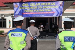 Polres Pulpis Gelar Apel Operasi Patuh Telabang 2022, Ini Sasaran Penindakan