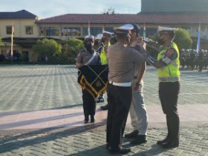 Dirlantas Polda Kalsel Pimpin Apel Gelar Pasukan Operasi Patuh Intan 2022