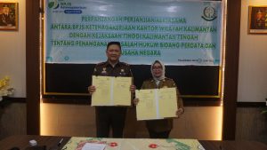 BPJS Ketenagakerjaan Kanwil Kalimantan Perpanjang Kerjasama Dengan Kejati Kalteng