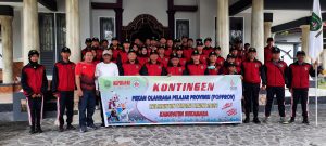 Wakil Bupati Sukamara Lepas Kontingen Popprov Kalteng 2022