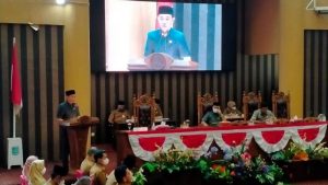 Bupati Tanbu Sampaikan LPJ APBD TA 2021