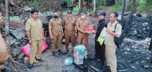 Wabup Muh Rusli Kunjungi Warga Yang Alami Musibah Kebakaran
