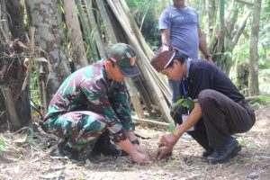 Hadiri Peresmian Air Terjun Siwalangan, Dandim 1002/HST Sempatkan Tanam Pohon Ulin