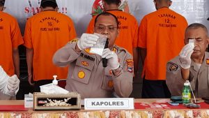 Pimpin Press Release Pengungkapan Kasus Narkoba, Kapolres Tanbu Sampaikan Ini