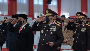 Dipimpin Joko Widodo Secara Virtual, Polda Kalsel Ikuti Upacara HUT Bhayangkara Ke-76
