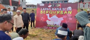Lapas Kelas III Batulicin Sembelih 6 Sapi dan 2 Kambing