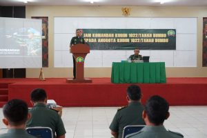 Gelar Jam Komandan, Ini Wejangan Dandim Tanah Bumbu