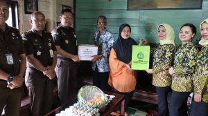 Kejari Pulpis Gelar Baksos Donor Darah dan Anjangsana Purnaja