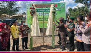 Kejari Pulpis, Kejari Kapuas dan Pemkab Bersama Resmikan Jalan Jaksa Agung R.Soeprapto
