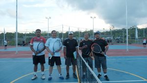 Silaturahmi ke Tanah Bumbu, Kapolda Kalsel Bersama PJU Olahraga Tenis