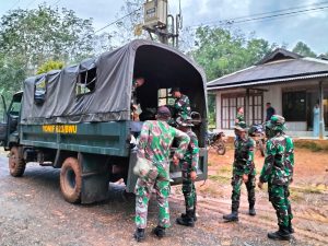 Satgas TMMD Tinggal Dirumah Warga Sumber Arum Satui