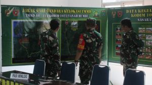 Dansatgas Tinjau Lokasi Kegiatan TMMD ke-114 Kodim 1022 Tanah Bumbu