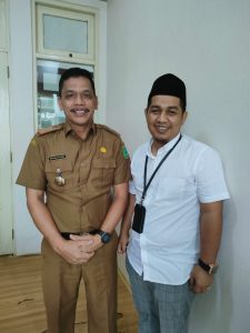 Ketum Barisan Muda Kalimantan Silaturahmi ke Kesbangpol Tanah Bumbu