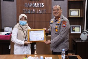 Lagi, Polres Tanah Laut Terima Penghargaan Dari KPPN Pelaihari