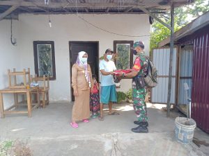 Kodim Tanah Bumbu Dukung Gerakan Bagikan 10 Juta Bendera Merah Putih